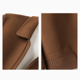 Wool Lapel Bomber Jacket