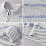 Waffle Stripe Cardigan