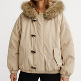 Celeste Chic Sherpa Puffer