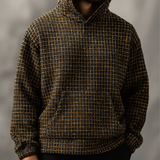 Houndstooth Tweed Hoodie