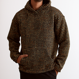 Houndstooth Tweed Hoodie