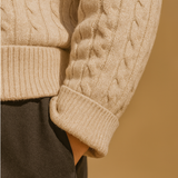 Apolo Cable Knit Crew