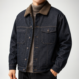Boston Denim Fleece Jacket