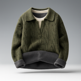 Romeo Cable Knit Polo