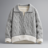 Romeo Cable Knit Polo