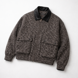 Oxford Knit Bomber