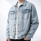 Jersey Denim Shacket