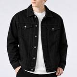 Jersey Denim Shacket