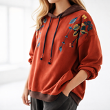 Flora Tassel Hoodie