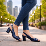 Celine Croc Slingback