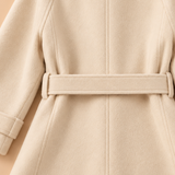 Rosalind Wool-Blend Belted Long Coat
