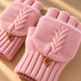 Serafina Cable-Knit Fingerless Gloves