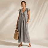 Elara Linen Dress