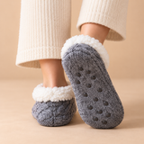 Rosalind Plush Knit Slipper Socks