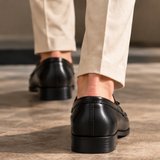 Marcello Textured Tassel Loafers