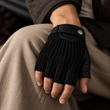 Tavero Woven Fingerless Driving Gloves