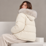 Serena Fur-Trimmed Puffer Jacket