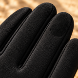 Livia Suede-Look Wrap-Cuff Gloves