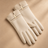 Abigail Suede Boutique Buckle Gloves