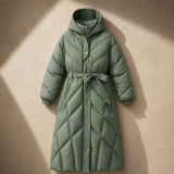 Elara Hooded Maxi Puffer Coat