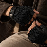 Tavero Woven Fingerless Driving Gloves