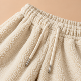 Harriet Sherpa Fleece Wide-Leg Trousers