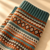 Soledad Fair Isle Crew Socks