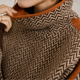 Siena Herringbone Rollneck