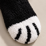 Lunara Cat Claw Plush Knee-High Socks