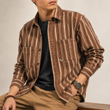 Matteo Striped Overshirt