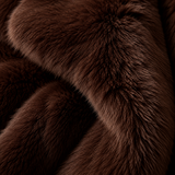Livia Faux-Fur Shawl-Collar Short Coat