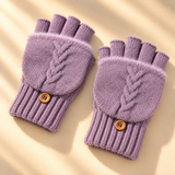 Serafina Cable-Knit Fingerless Gloves