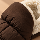 Nora Quilted Fleece-Lined Platform Slippers