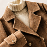 Camilla Herringbone Peacoat