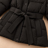 Greta Belted Hooded Puffer Jacket