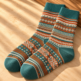Soledad Fair Isle Crew Socks