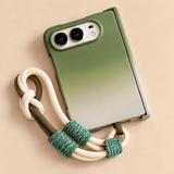 Marlowe Matte Gradient iPhone Duo Case With Rope Strap
