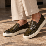 Rovello Double-Buckle Sneakers
