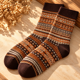 Soledad Fair Isle Crew Socks