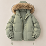 Serena Fur-Trimmed Puffer Jacket