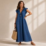 Elara Linen Dress