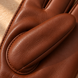 Bianca Faux-Leather Shearling Gloves
