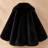 Livia Faux-Fur Shawl-Collar Short Coat