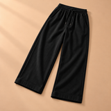 Callum Brushed-Cotton Drawstring Wide-Leg Trousers