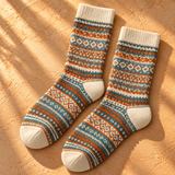 Soledad Fair Isle Crew Socks