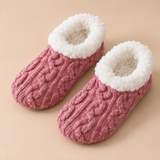 Rosalind Plush Knit Slipper Socks