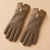 Abigail Suede Boutique Buckle Gloves