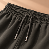Callum Brushed-Cotton Drawstring Wide-Leg Trousers