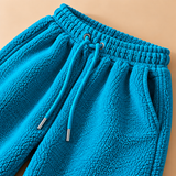 Harriet Sherpa Fleece Wide-Leg Trousers