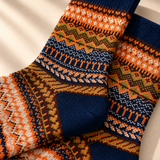 Nordic Knit Cushioned Crew Socks